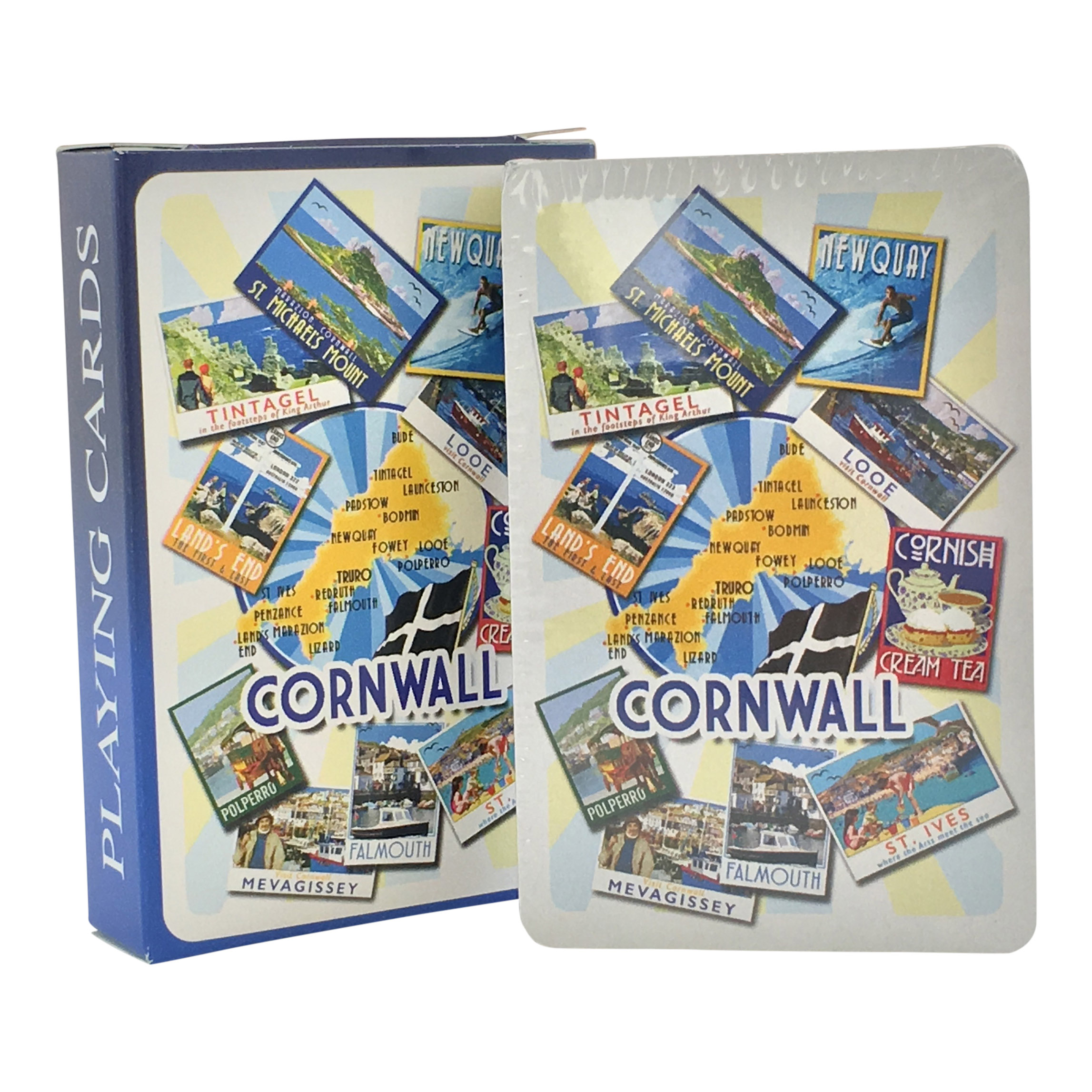 Cornwall Poster Scenes Playing Cards
