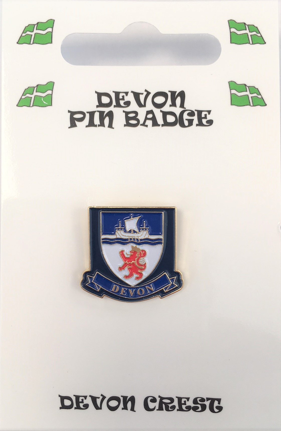 Devon Crest Pin Badge