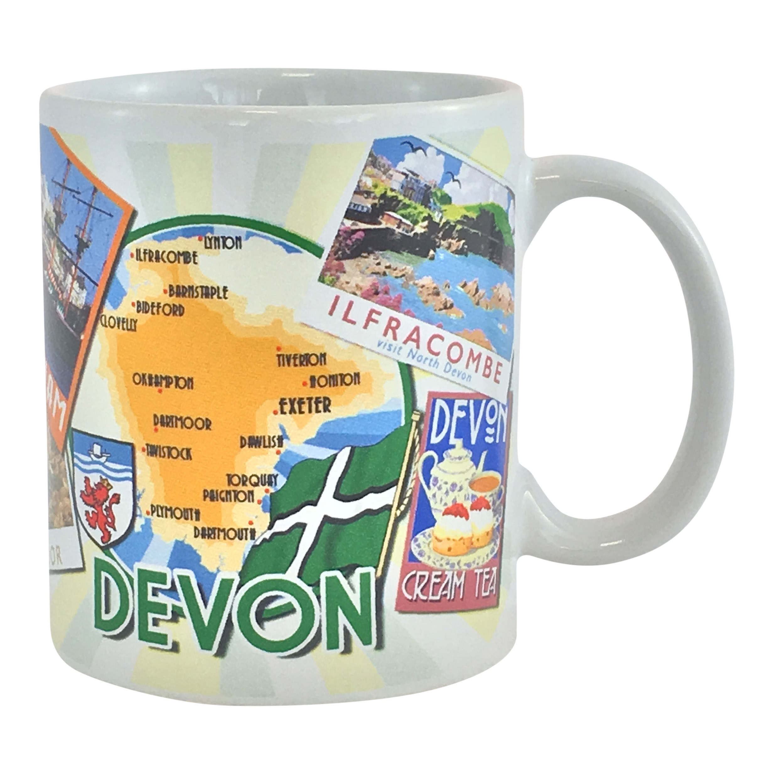 Devon Poster Scenes Mug