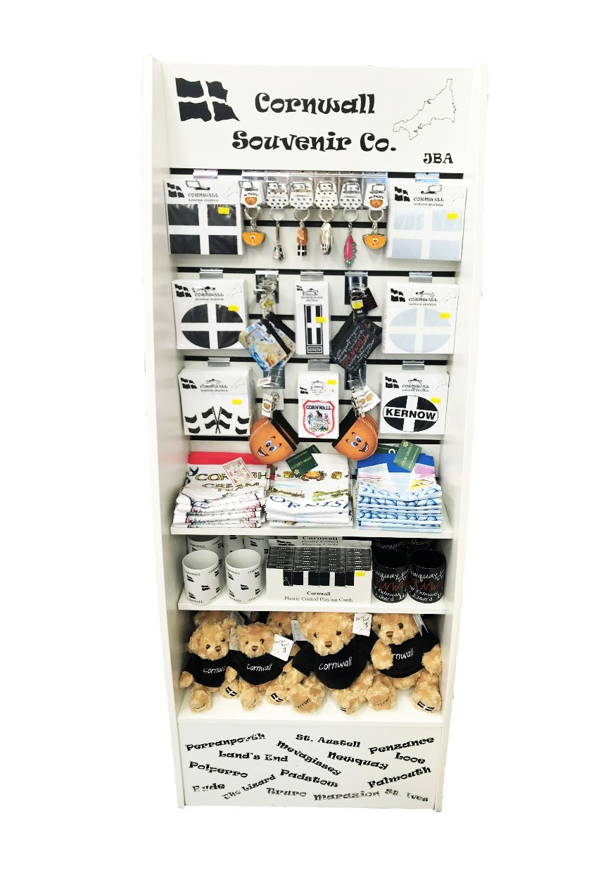JBA Cornwall Souvenir Co. Single Display Stand