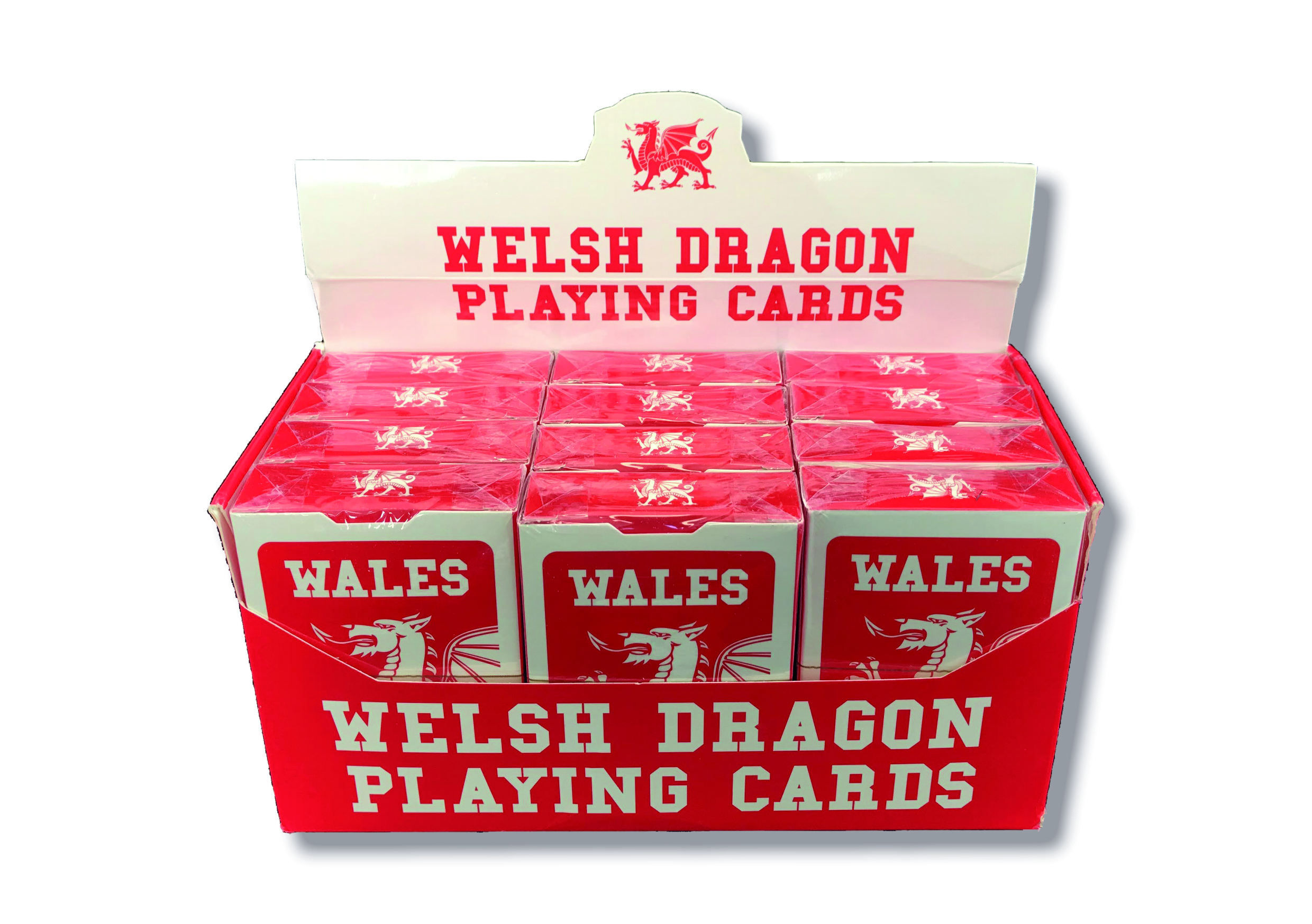 Welsh Dragon Playing Cards in display box