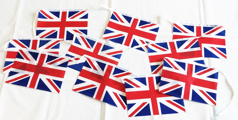 Union Jack Fabric Bunting