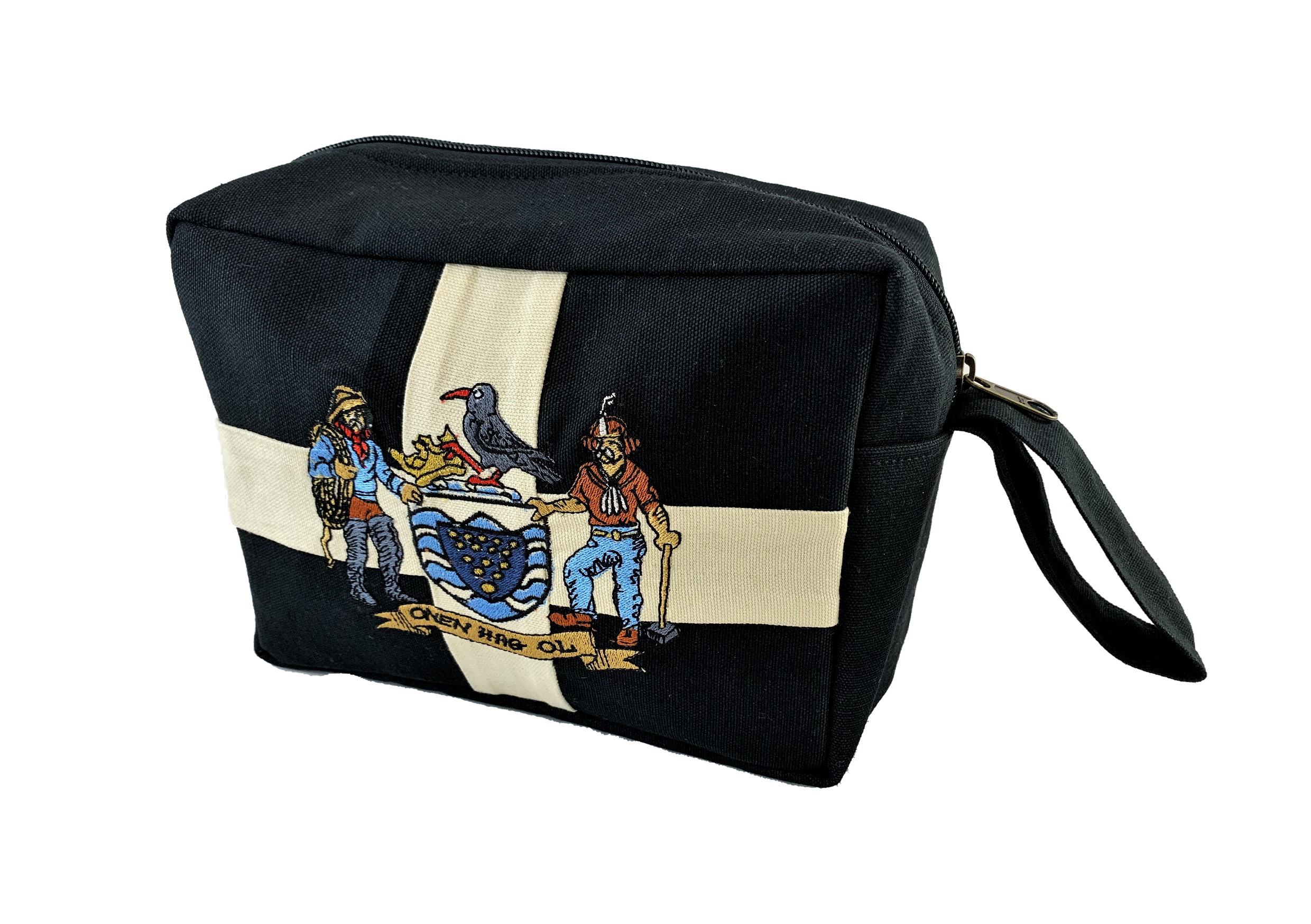 Cornwall Flag and Crest Wash Bag