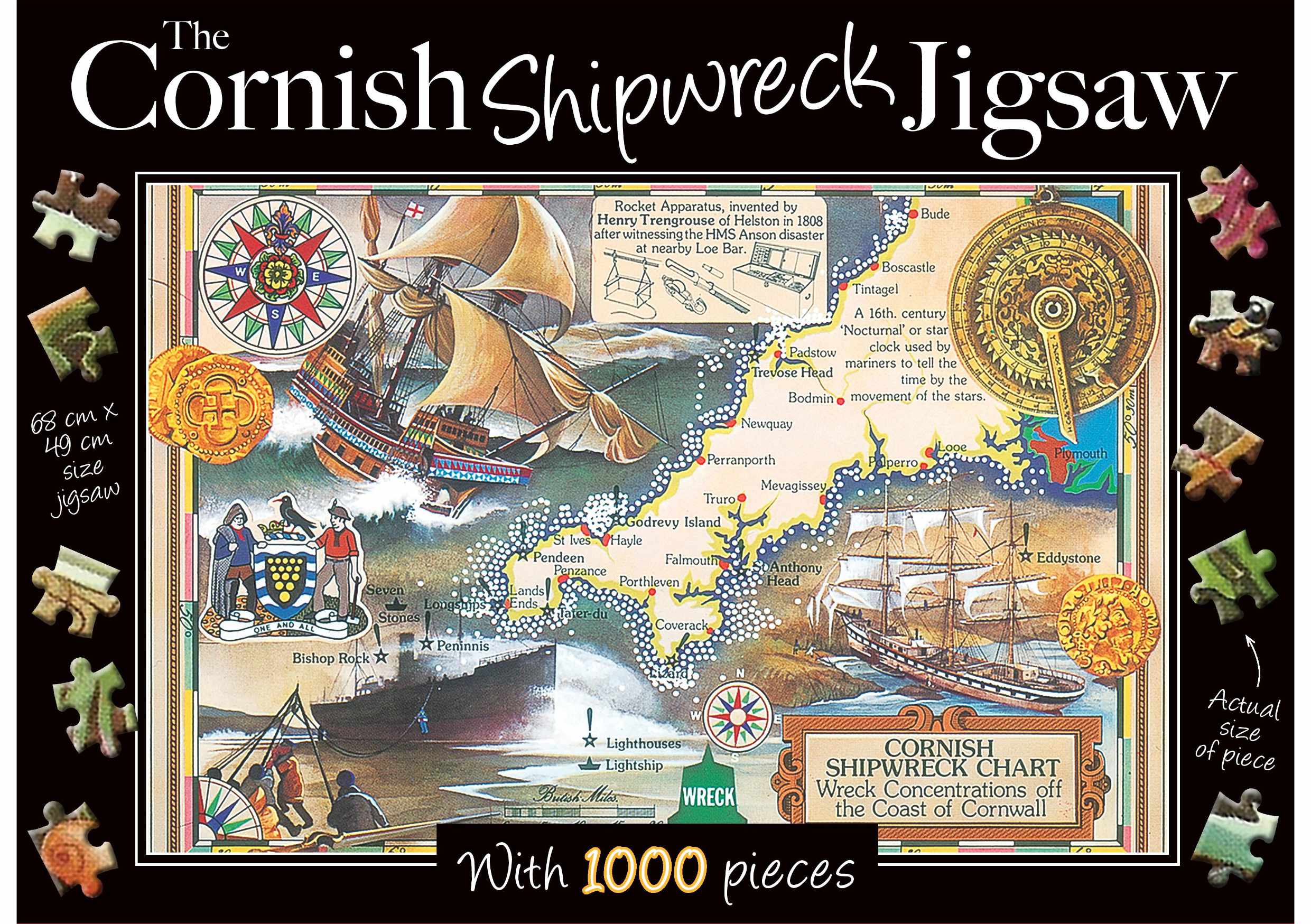 The Cornish Shipwreck 1000 Piece Jigsaw