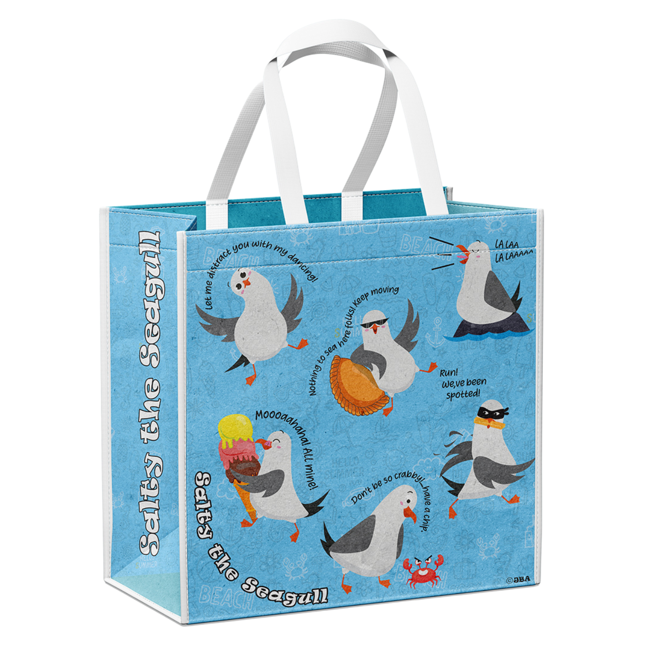 Salty the Seagull Shopping Bag