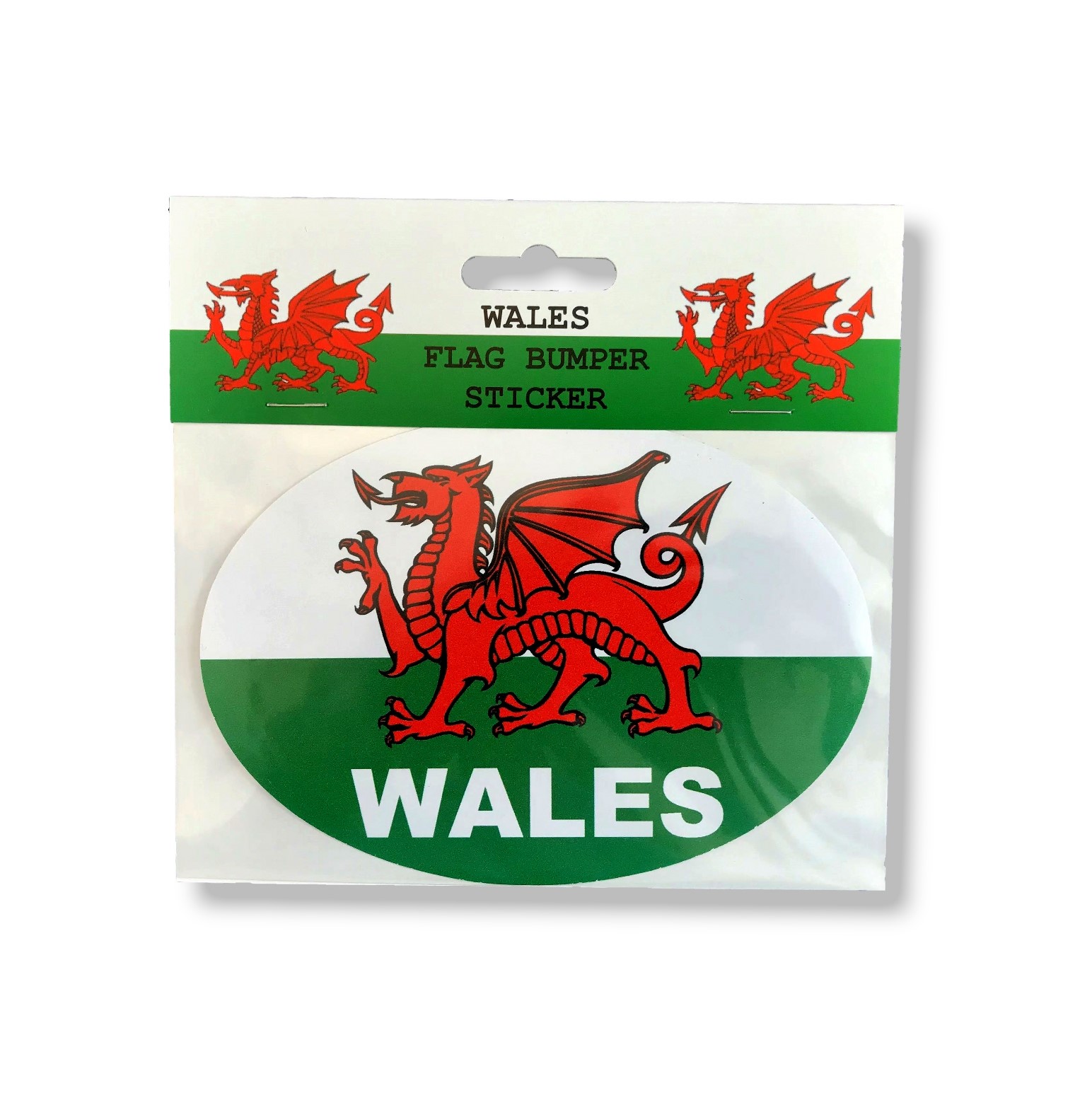 Wales Flag Bumper Sticker