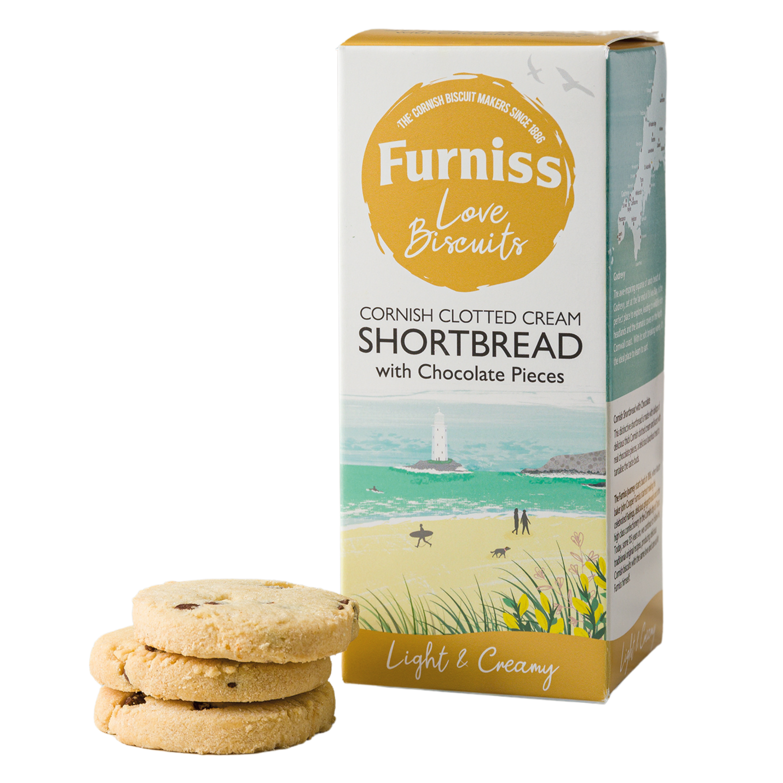 Furniss 200g Shortbread with Chocolate Pieces